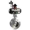 High Performance Butterfly Valve with Pneumatic Actuator and Manual Override