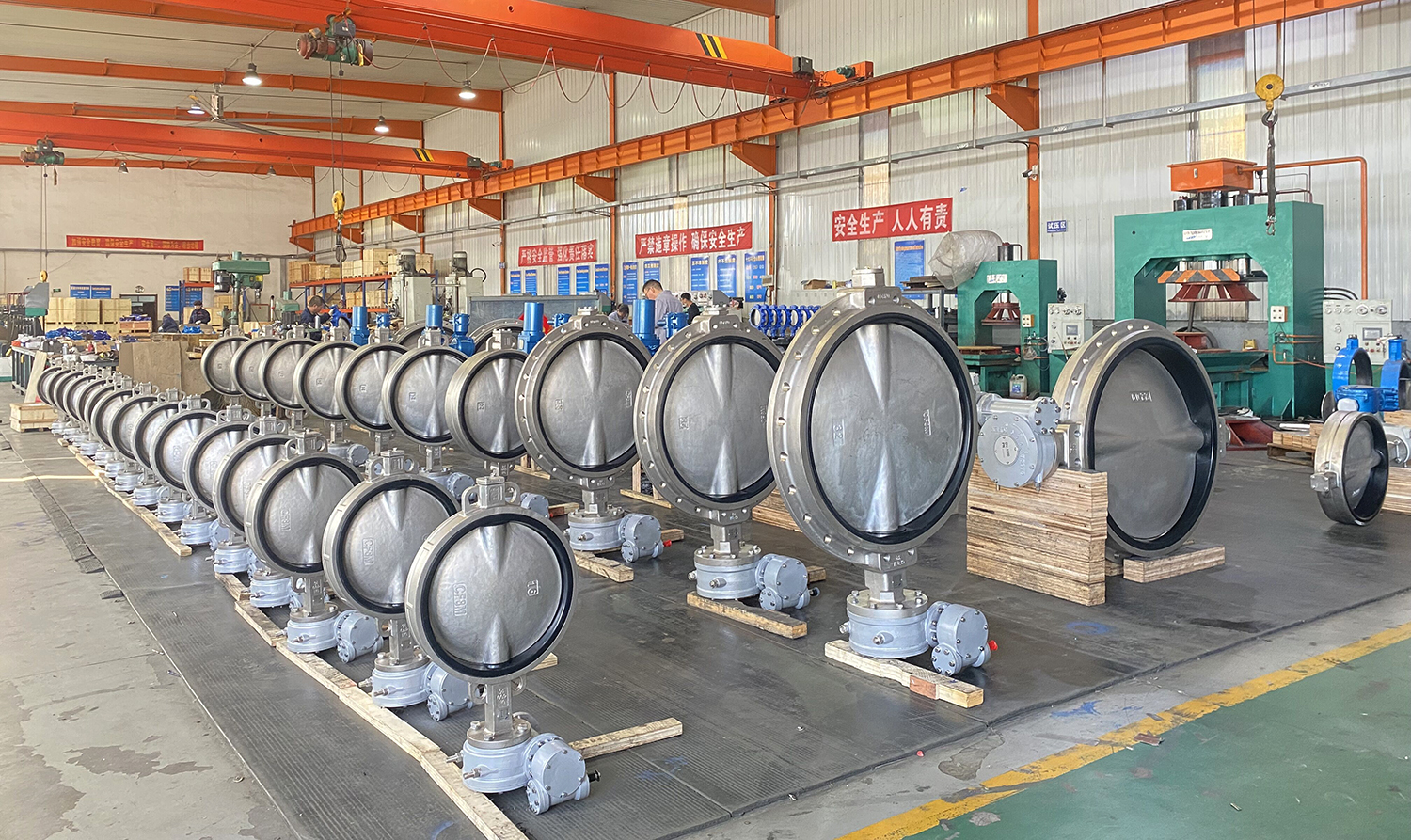 DN50-DN1000 Stainless steel midline pinless wafer butterfly valve