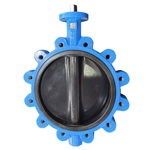 Heat-resistant, anti-static, anti-corrosion, anti-acid and alkali HALAR Spraying Lug butterfly valve