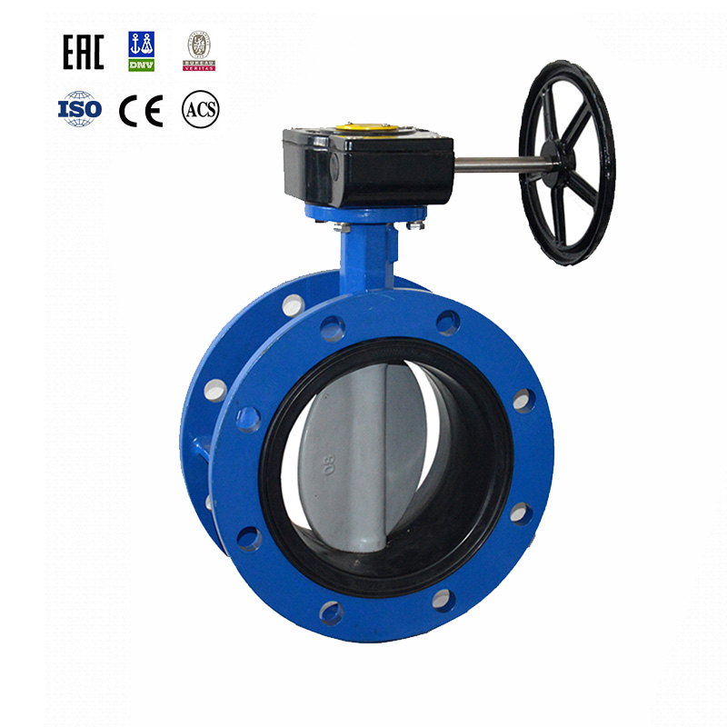  Double Flanged Butterfly Valve