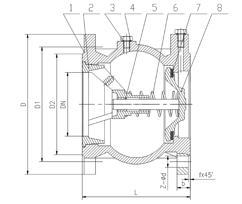 Silent-Check-Valve-Drawing