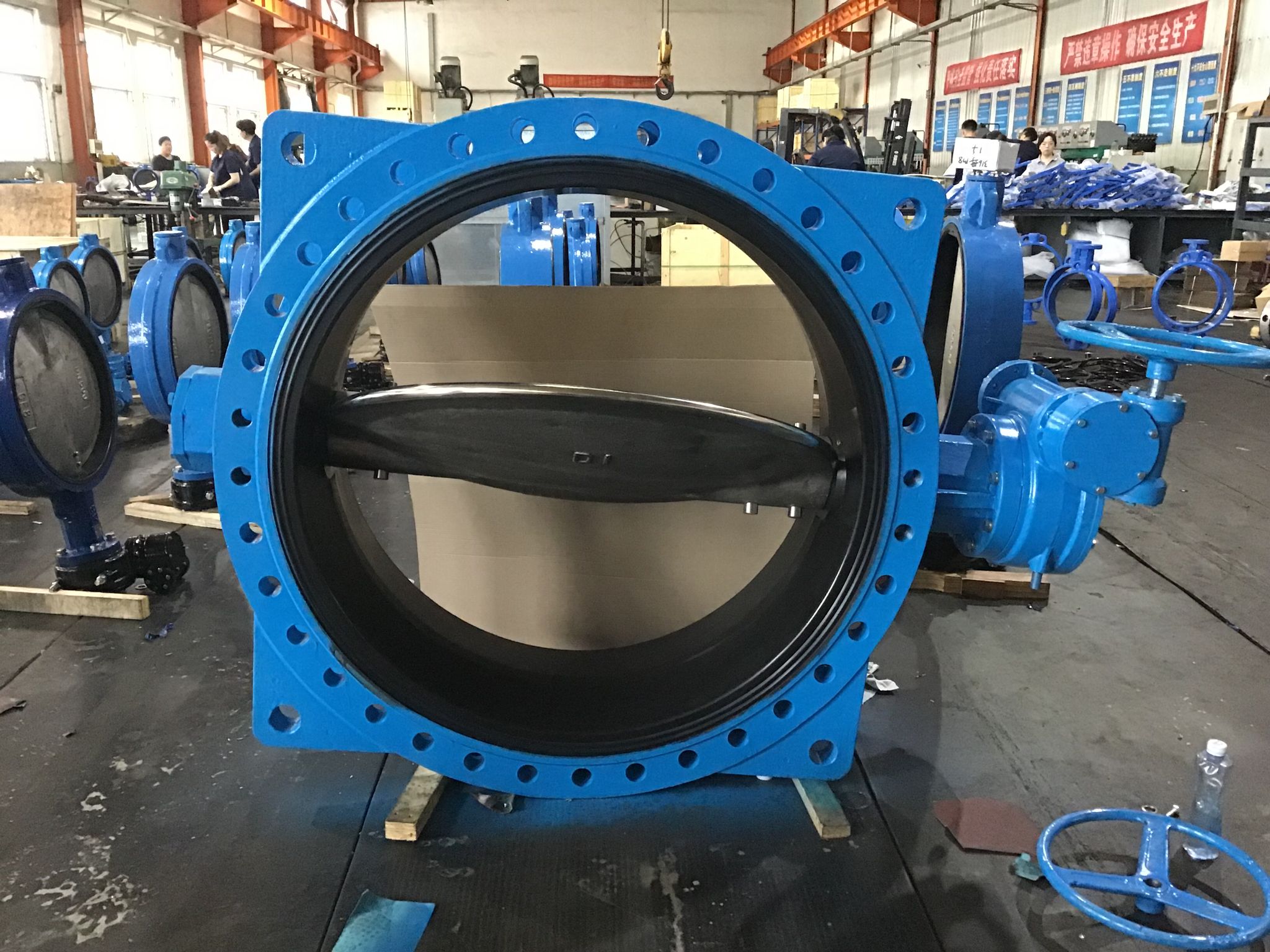 Flanged Butterfly Valve with Gear Operated China Manufacturers and Suppliers