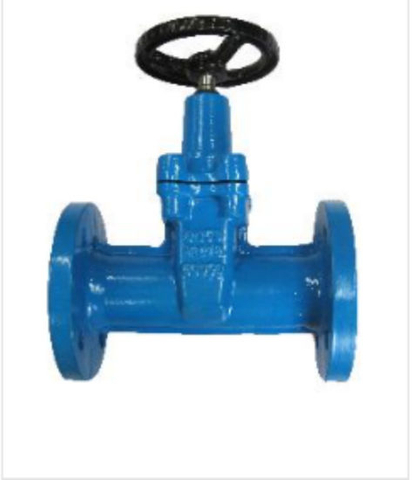 DIN3202 F5 Cast Iron Non-Rising Stem Resilient Seat Gate Valve