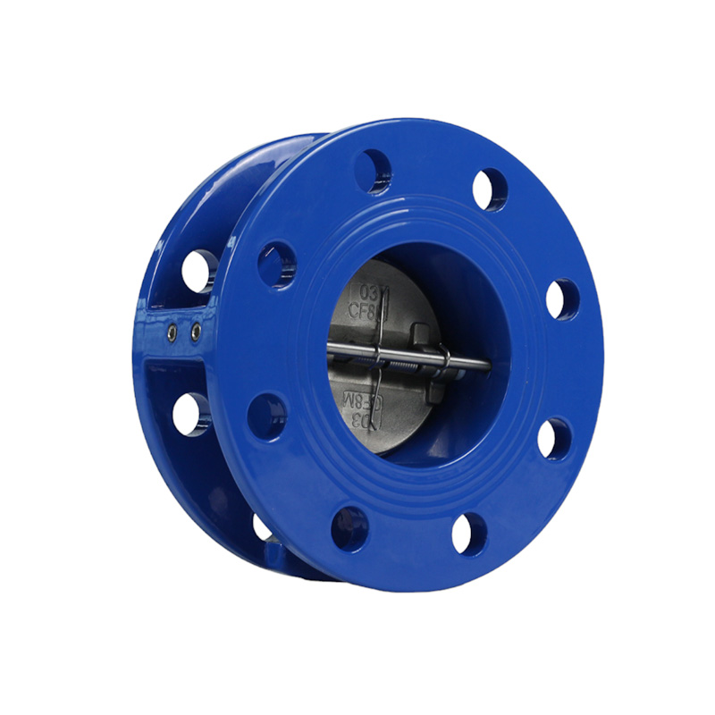 Flange double plate check valve - Buy Ductile Iron Flange Spring Double ...