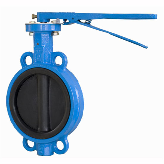 Ductile Iron Wafer Butterfly Valve with Universal Flange