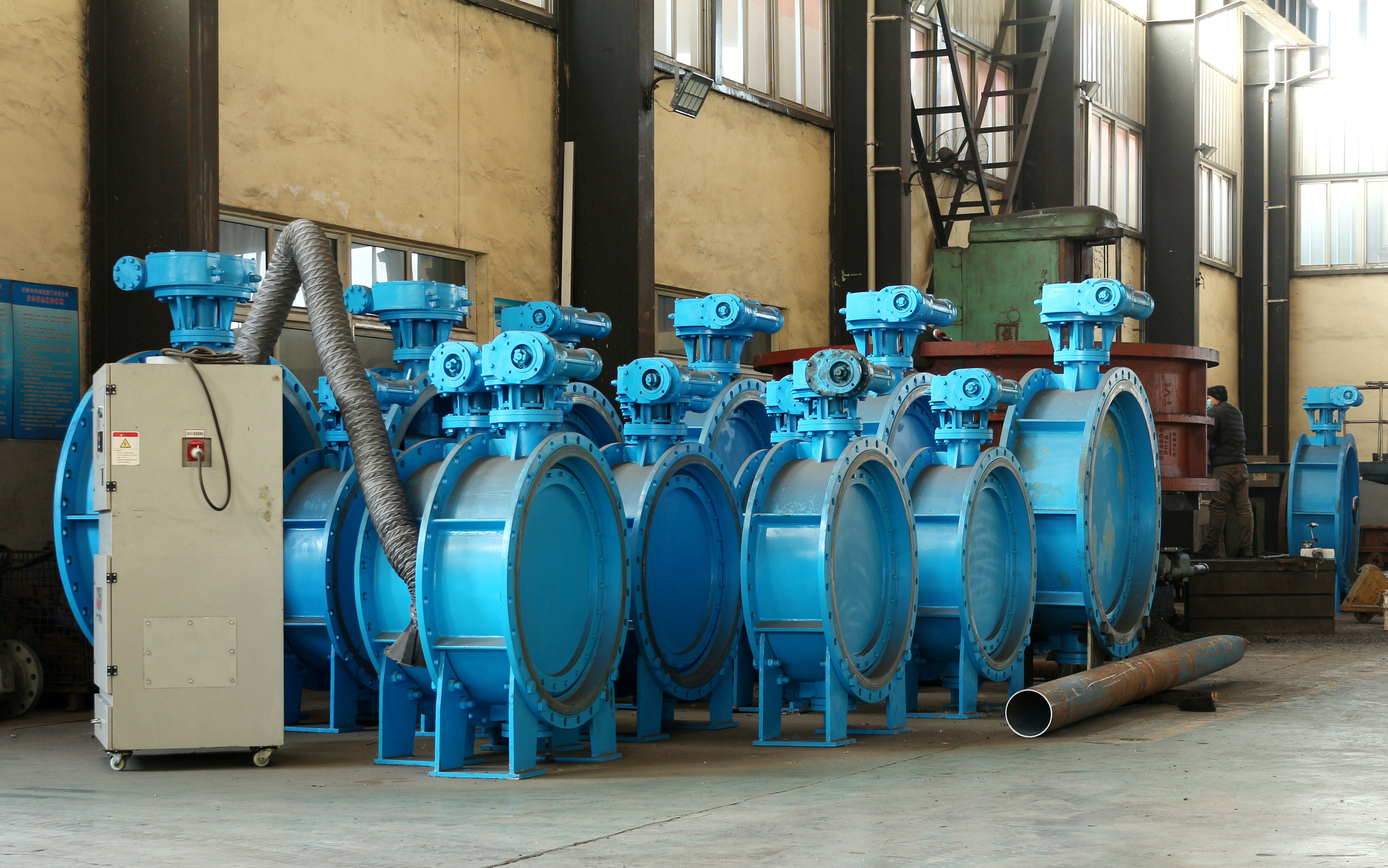 Water plant, power plant, steel mill smelting, chemical industry, water source spring project, environmental facilities construction Double eccentric butterfly valve 