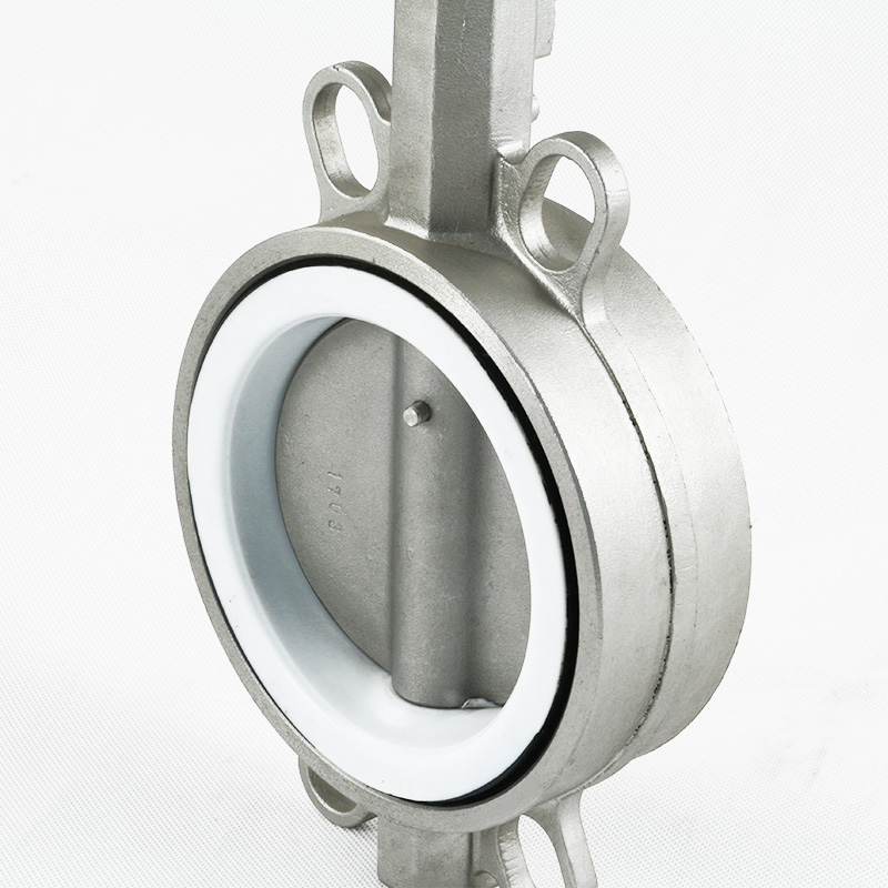 6 inch butterfly valve stainless steel PTFE Seat