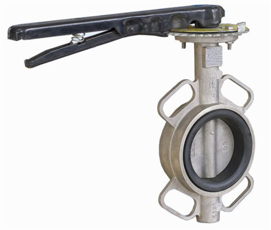 Desulfuration Wafer Type Butterfly Valve with Duplex Disc