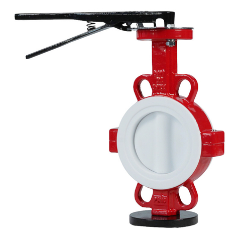 PTFE Coated Wafer Butterfly Valve