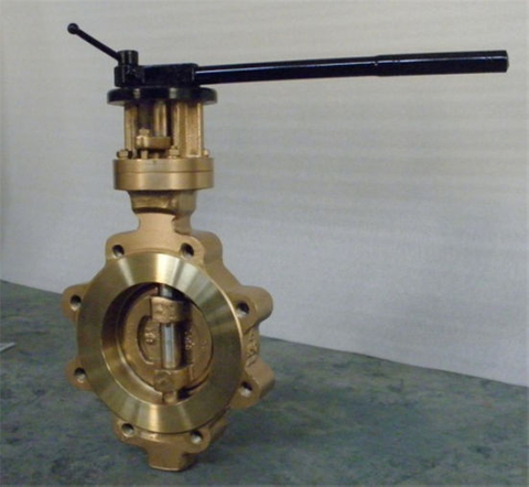 Lug Type Triple eccentric Butterfly Valve with Hand Lever