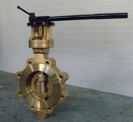 Lug Type Triple eccentric Butterfly Valve with Hand Lever