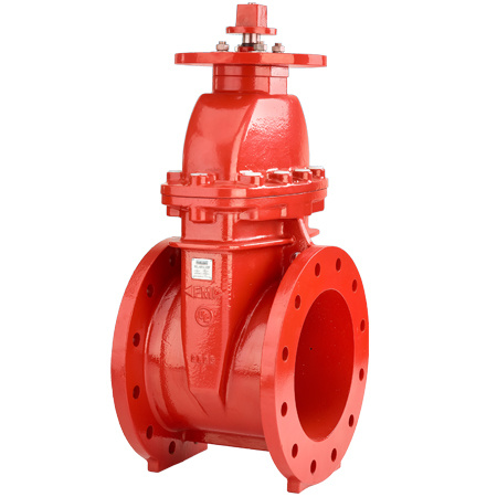 Double Flanged Non-Rising Stem Gate Valve Resilient