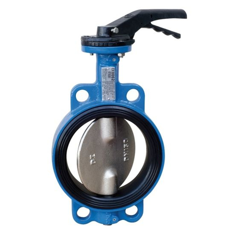 Awwa API ASTM Manual Double Half Shaft Butterfly Valve