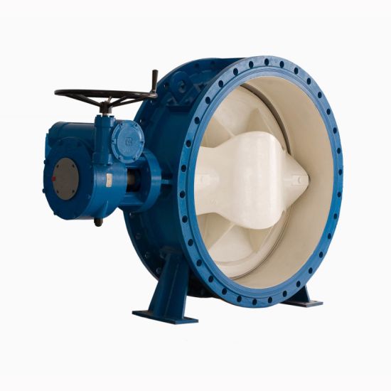 Double Flanged Soft Seal Eccentric Butterfly Valve Weight