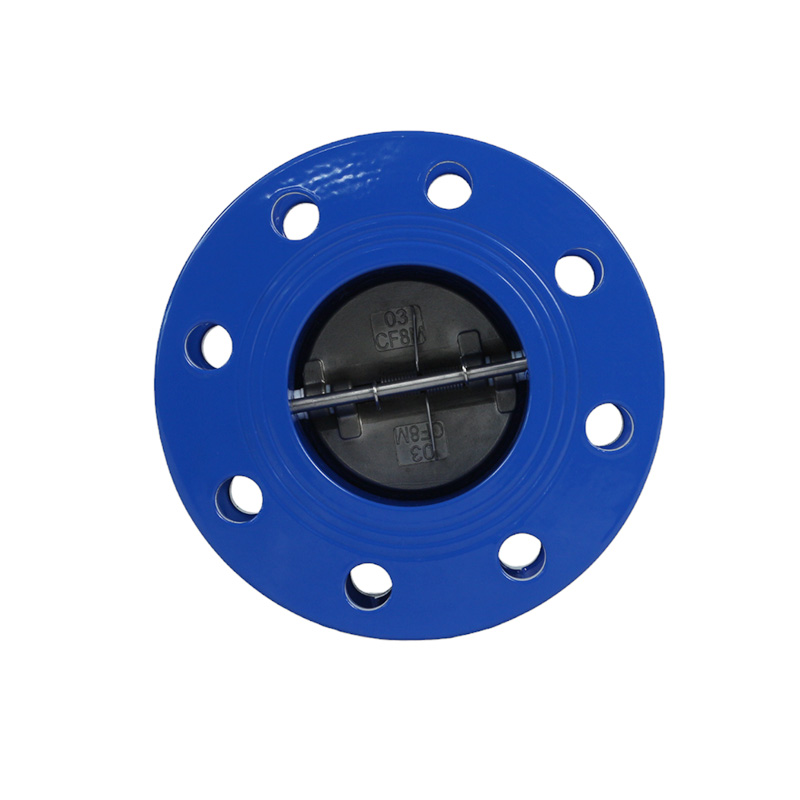 Flange double plate check valve - Buy Ductile Iron Flange Spring Double ...